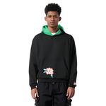 Толстовка мужская Kenzo Embroidered-motif, черный / зеленый - фото 5