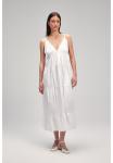Длинное платье CUT OUT adL, белый - фото