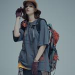 Футболка унисекс Swag A Square Root, серый/синий - фото 5