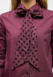 Блуза Object BOHÈMESCHLEIFEN, Mauve Wine/Mauve - фото 4