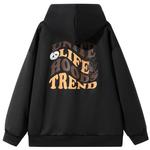 Свитшот Unisex Unite Life HOODS, серый (с флисовой подкладкой и утепленный) - фото 5