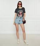 Джинсовые шорты бандиты Slim fit One Teaspoon, синий - фото 2