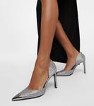 Кожаные туфли dagger с эффектом металлик Area, серебро - фото 4