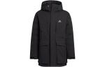 Мужская куртка-пуховик Adidas Down Parka Logo, черный - фото