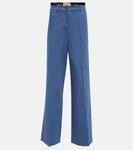 Джинсовые брюки с низкой посадкой Ule Aya Muse, Denim - фото