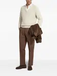 Брюки с карманами Zegna, коричневый - фото 2