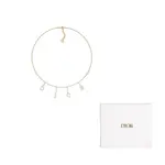 DIOR Золотое металлическое колье Women's Gold - фото