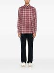 Клетчатая рубашка Brioni, красный - фото 2