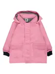 Плащ с капюшоном и накладными карманами Petit Bateau, розовый - фото