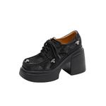 Туфли Square Toe Thick Heel Su Yanjiao, белый - фото 7