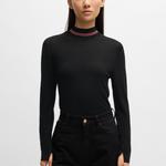 Босс худи стеганый жилет HUGO BOSS, черный - фото 4