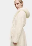 Халат с капюшоном Marks & Spencer, Ivory - фото 3