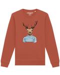Свитер Watapparel Sweatshirt Hirsch, светло-коричневый - фото