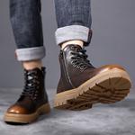 Мужские ботинки Cahhrrn X Martin Boot Men Beige Yedani - фото 16