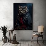 Картина на холсте Hustling Sharks The Dark Cat, черный - фото 3