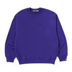 Толстовка BAPE One Point Relaxed Fit Crewneck Sweatshirt, Purple - фото