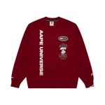 Свитшот с принтом от A Bathing APE Universe Aape, черный - фото 4