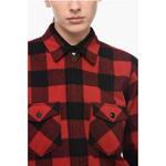 Рубашка с полузастежкой-молнией и клетчатым мотивом Woolrich, Red - фото 3