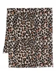 Шарф с леопардовым принтом Guess Usa, коричневый - фото