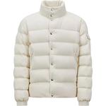 Пуховик мужской белый Moncler - фото