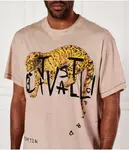 Футболка Relaxed fit Just Cavalli, бежевый - фото 4