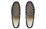 GUCCI Лоферы Lace Up Loafer 'GG Canvas - Beige Blue' - фото 5