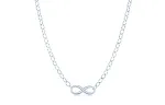 TIFFANY & CO. Infinity Series 925 Sterling Silver колье для женщин - фото