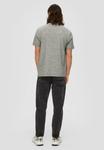 Футболка QS Basic T-shirt, Grau Meliert/Grey - фото 3