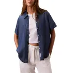 Calvin Klein Женская синяя рубашка - фото