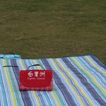 Yjhome Bailuzhou 600D утолщенная ткань Оксфорд водонепроницаемый и влагостойкий уличный портативный коврик для пикника синяя полоска 150*200 - фото 5