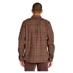 Рубашка Timberland Stretch Poplin Check, коричневый - фото 2