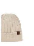 Кашемировая шапка в рубчик Eleventy, нейтральный - фото 3