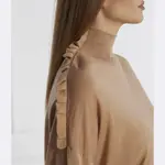 Шерстяная водолазка стандартного кроя Pinko, бежевый - фото 3