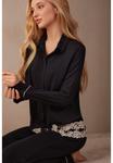 Верх пижамы PRETTY FLOWER Intimissimi, черный - фото 5