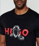 Футболка Hugo Deyladec Regular Fit, черный - фото 4