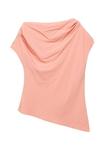 Блуза DRAPED ASYMMETRIC Mango, розовый - фото 6