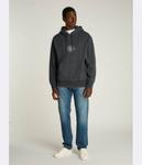 Толстовка мужская Calvin Klein Jeans свободного кроя с монограммо, черный - фото 2