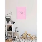 Фреска Komar Star Wars Quote Yoda Cute, розовый - фото 3