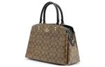 Сумка Lillie Carryall Signature Canvas Brown COACH - фото 2