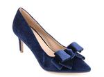 Туфли Journee Crystol Pump, темно-синий - фото