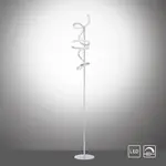 Торшер LED CURLS LED-панель 1 шт. Теплый белый Just Light, серебристый - фото