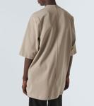 Футболка Jump oversize из хлопкового джерси Rick Owens, Pearl - фото 4