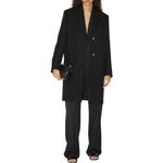 Пальто женское черное Burberry - фото 2