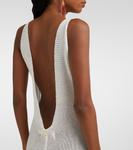 Ламе макси-платье Bananhot, белый - фото 6