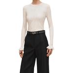 Свитер Women's Natural White HERMES, белый - фото