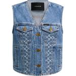 COACH Женский синий жилет, Blue - фото