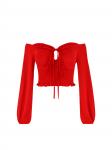 Elara Блузка в красном цвете - фото