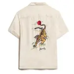 Рубашка с коротким рукавом Superdry Merchant Suika, бежевый - фото 2