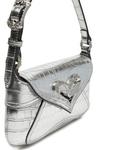 Сумочка Pinko, серебряный - фото 3