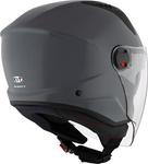 Шлем KYT d-city plain jet, Grey - фото 3